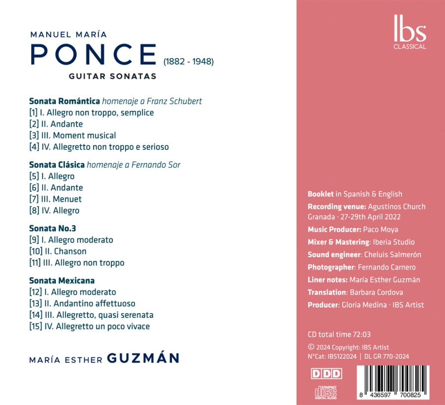 Ponce: Guitar Sonatas - slide-1