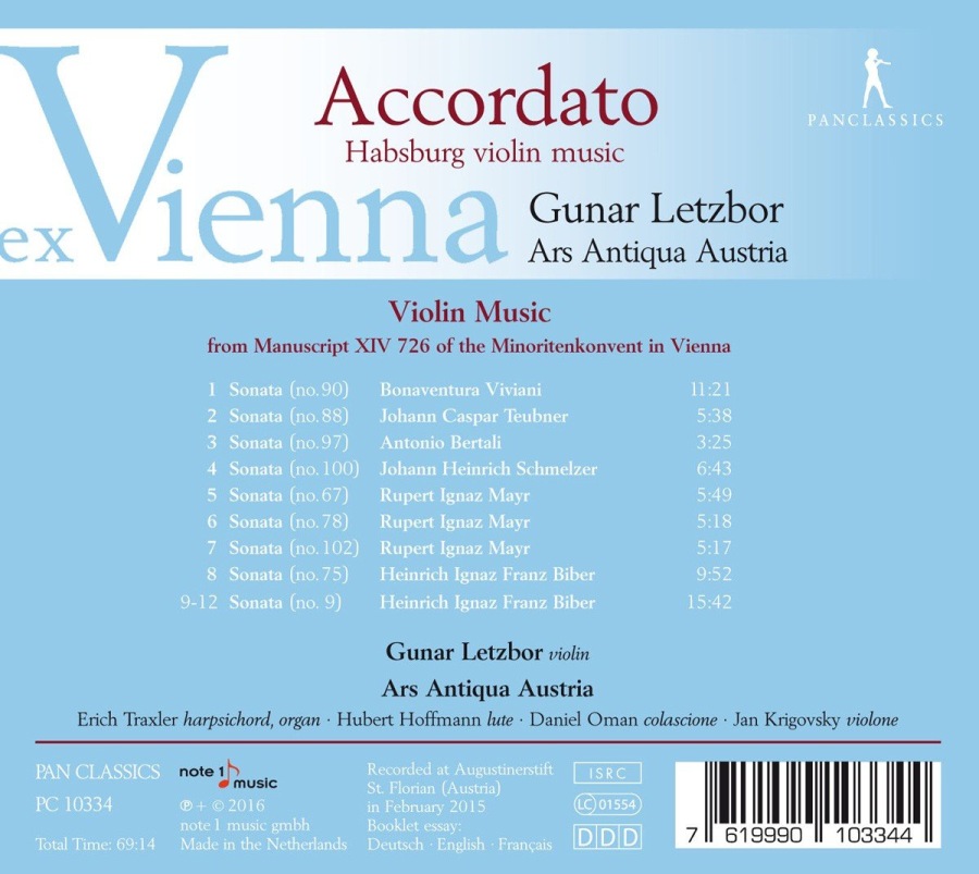 Ex Vienna Vol. 3 - Accordato; Habsburg Violin Music - slide-1