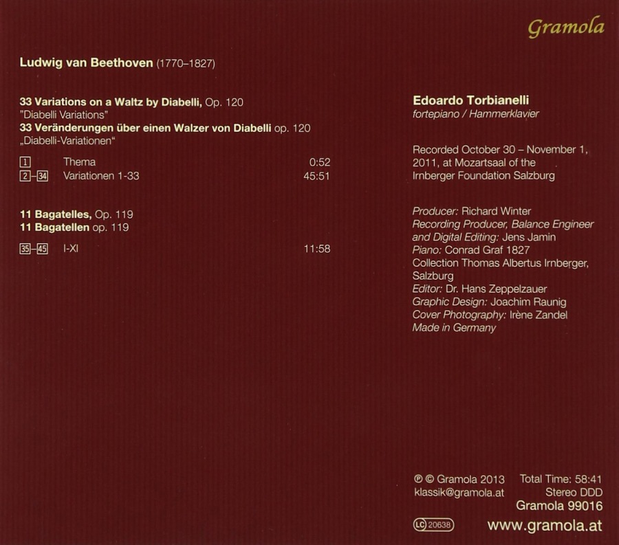 Beethoven: Diabelli Variations, Bagatellen op. 119 - slide-1