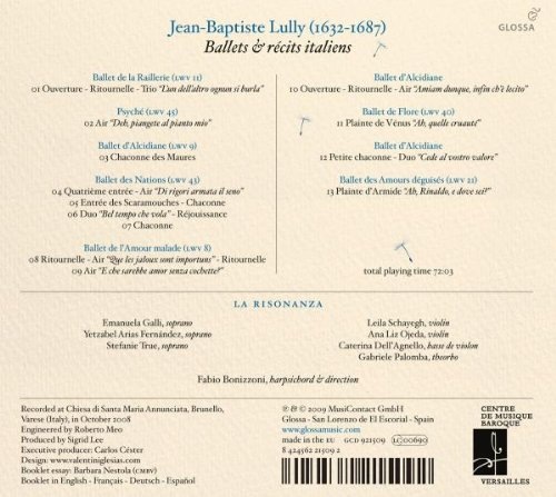 Lully: Ballets & récits italiens - slide-1