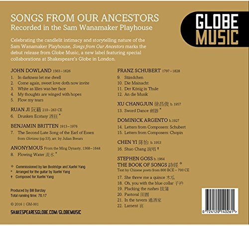 Songs From Our Ancestors – Dowland, Schubert, Britten: Chinese folk music - slide-1