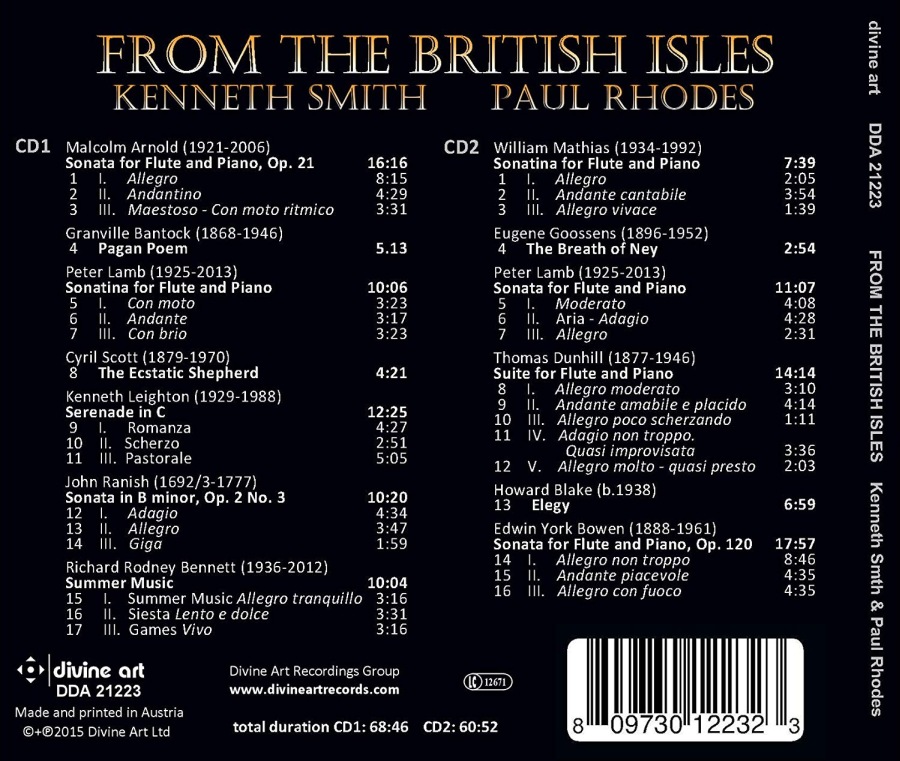 From the British Isles, music for flute & piano - slide-1