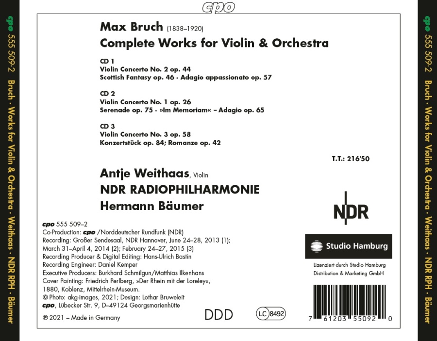 Bruch: Complete Works for Violin & Orchestra - slide-1