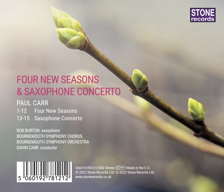 Carr: Four New Seasons & Saxophone Concerto - slide-1