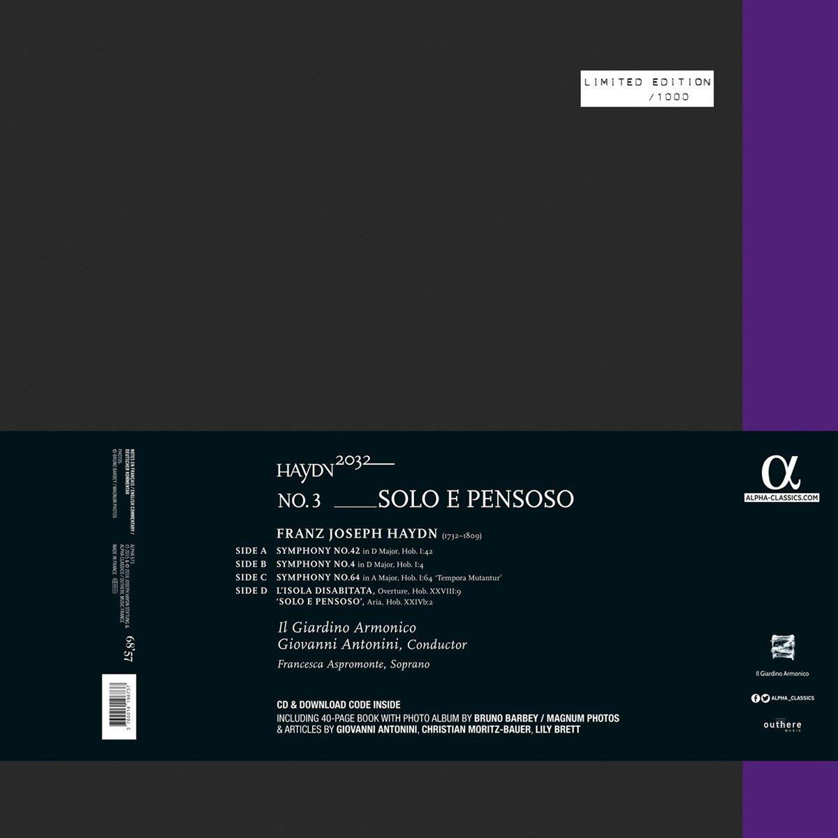 Haydn 2032 vol. 3 - Solo e Pensoso (180g) - slide-1