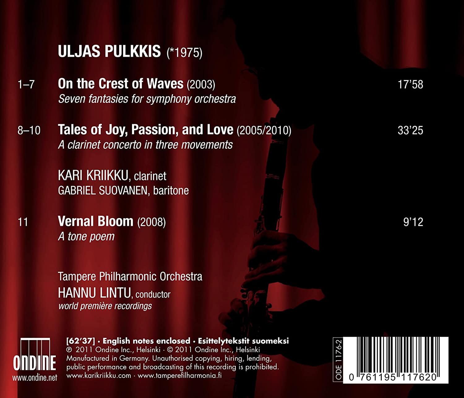 Pulkkis: On The Crest Of Waves, Tales Of Joy Passion And Love - slide-1