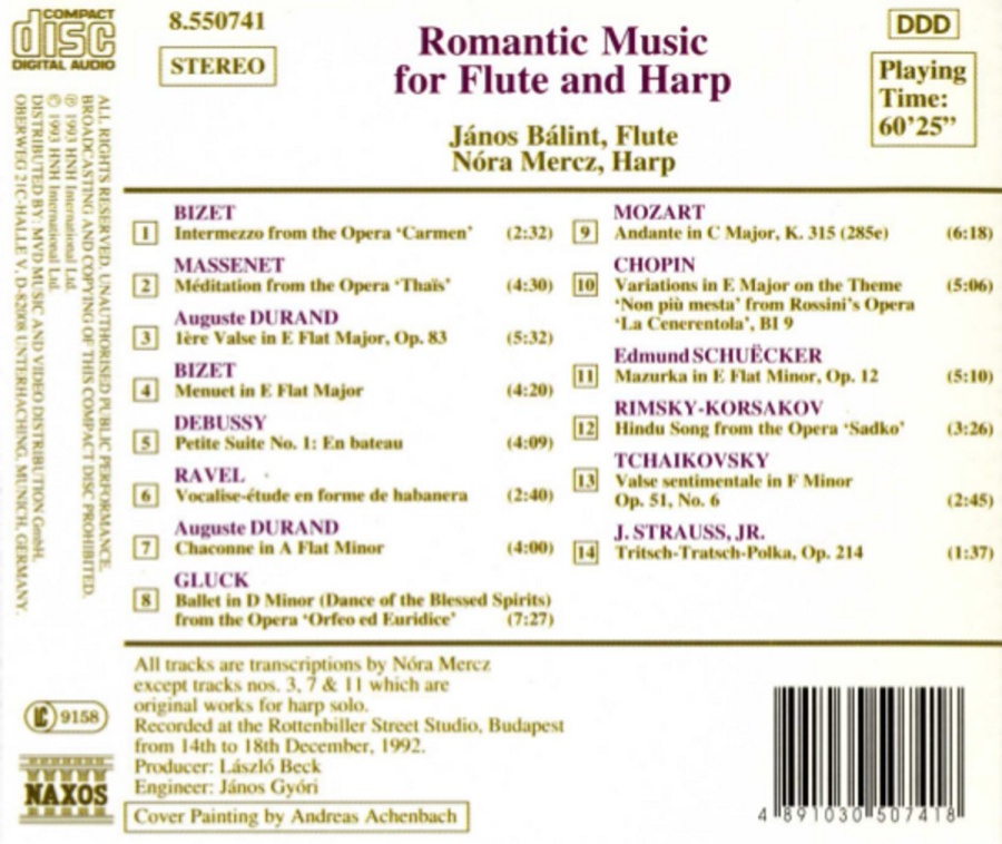 Romantic Music for Flute & Harp - slide-1