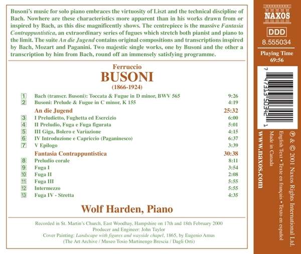 BUSONI: Piano Music, Vol. 1 - slide-1