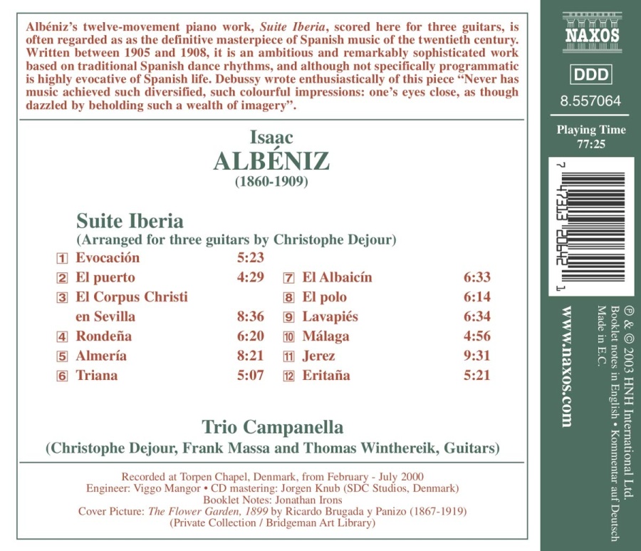 ALBENIZ: Iberia (arr. for 3 guitars) - slide-1