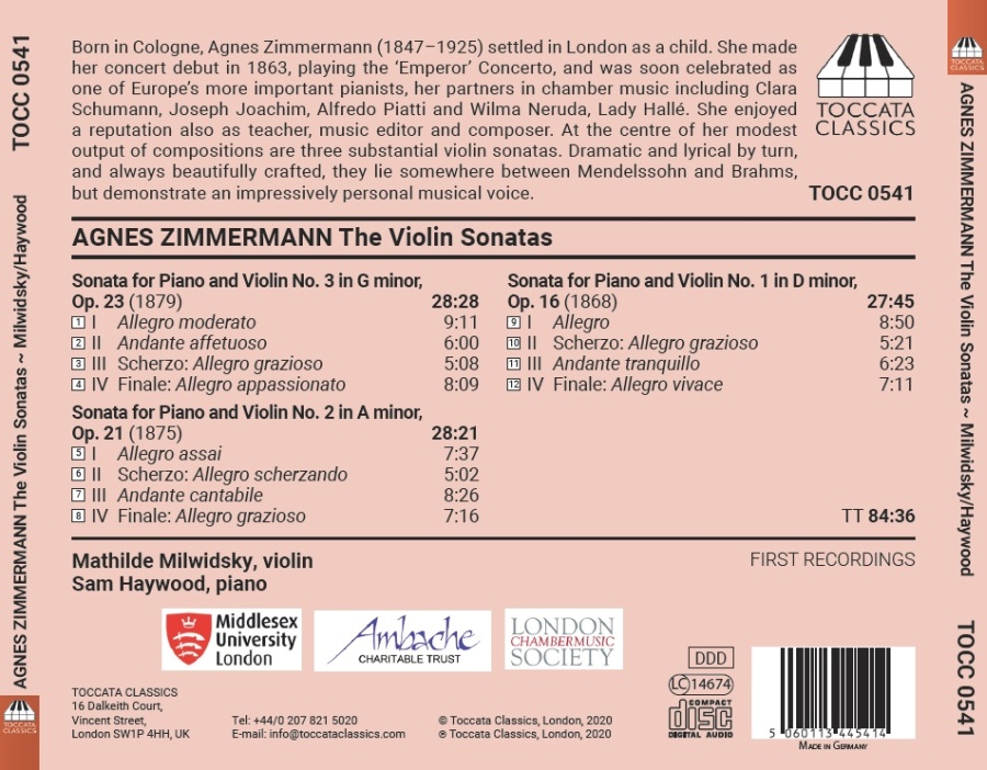 Zimmermann: The Violin Sonatas - slide-1