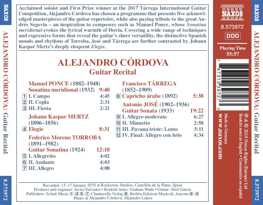 Alejandro Córdova Guitar Laureate Recital - slide-1