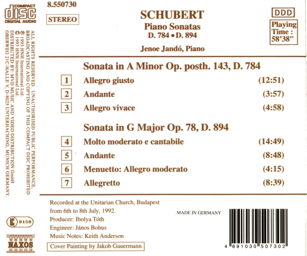 SCHUBERT: Piano Sonatas - slide-1