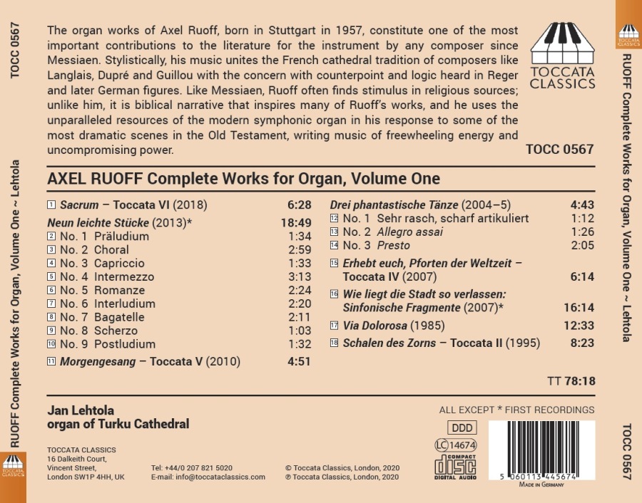 Ruoff: Works for Organ Vol. 1 - slide-1