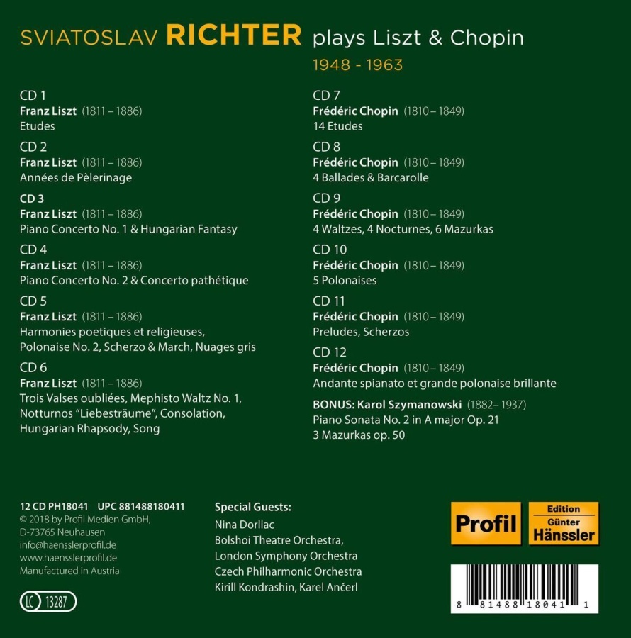 Richter plays Liszt & Chopin - slide-1
