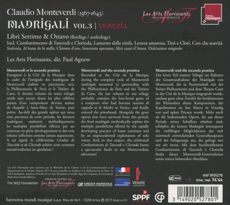 Monteverdi: Madrigali vol. 3 - Venezia - slide-1