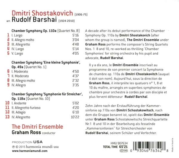 Shostakovich: Chamber Symphonies - slide-1