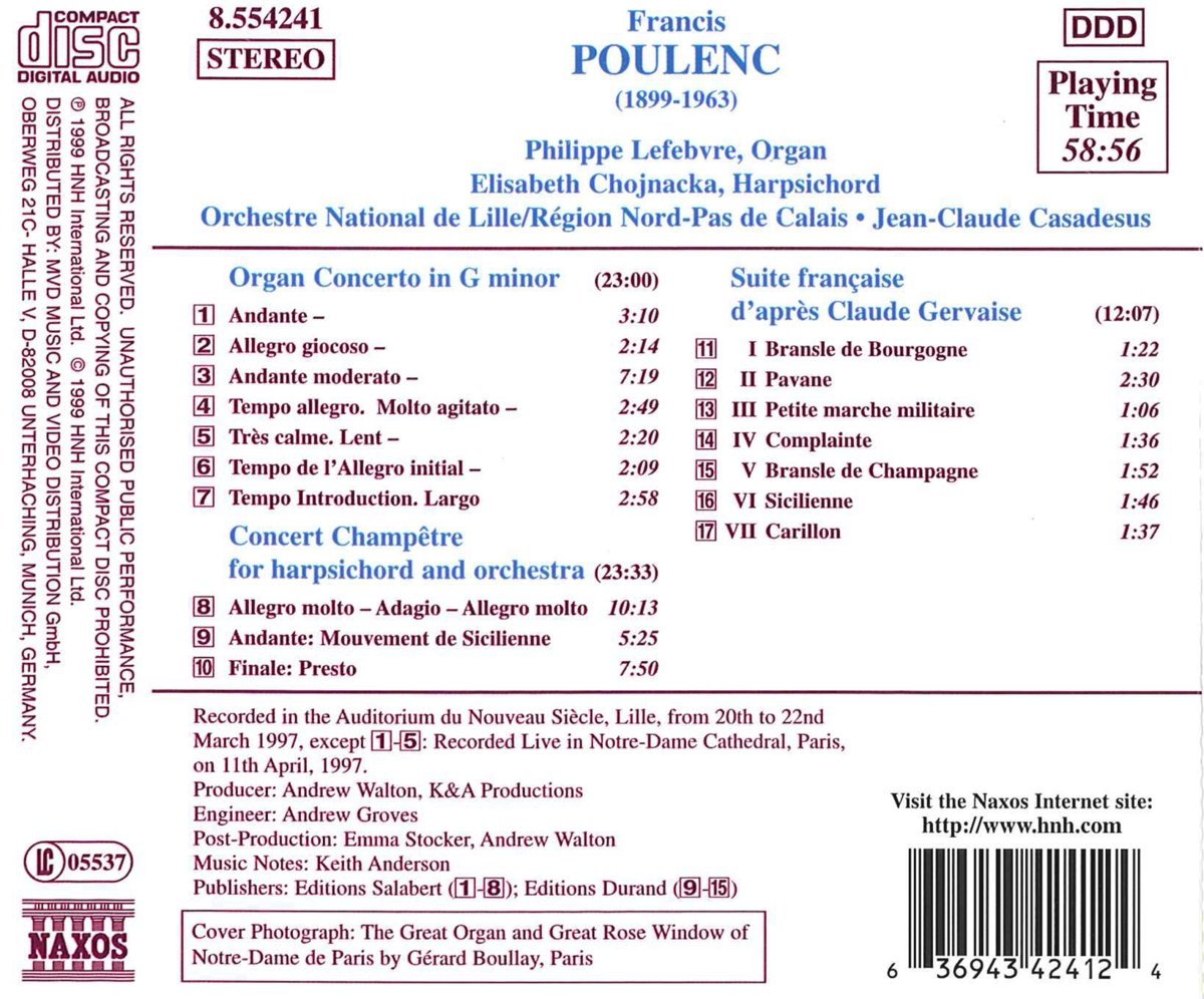 POULENC: Organ Concerto - slide-1