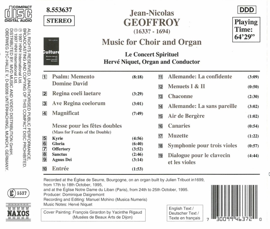 GEOFFROY: Music for Choir & Organ - slide-1