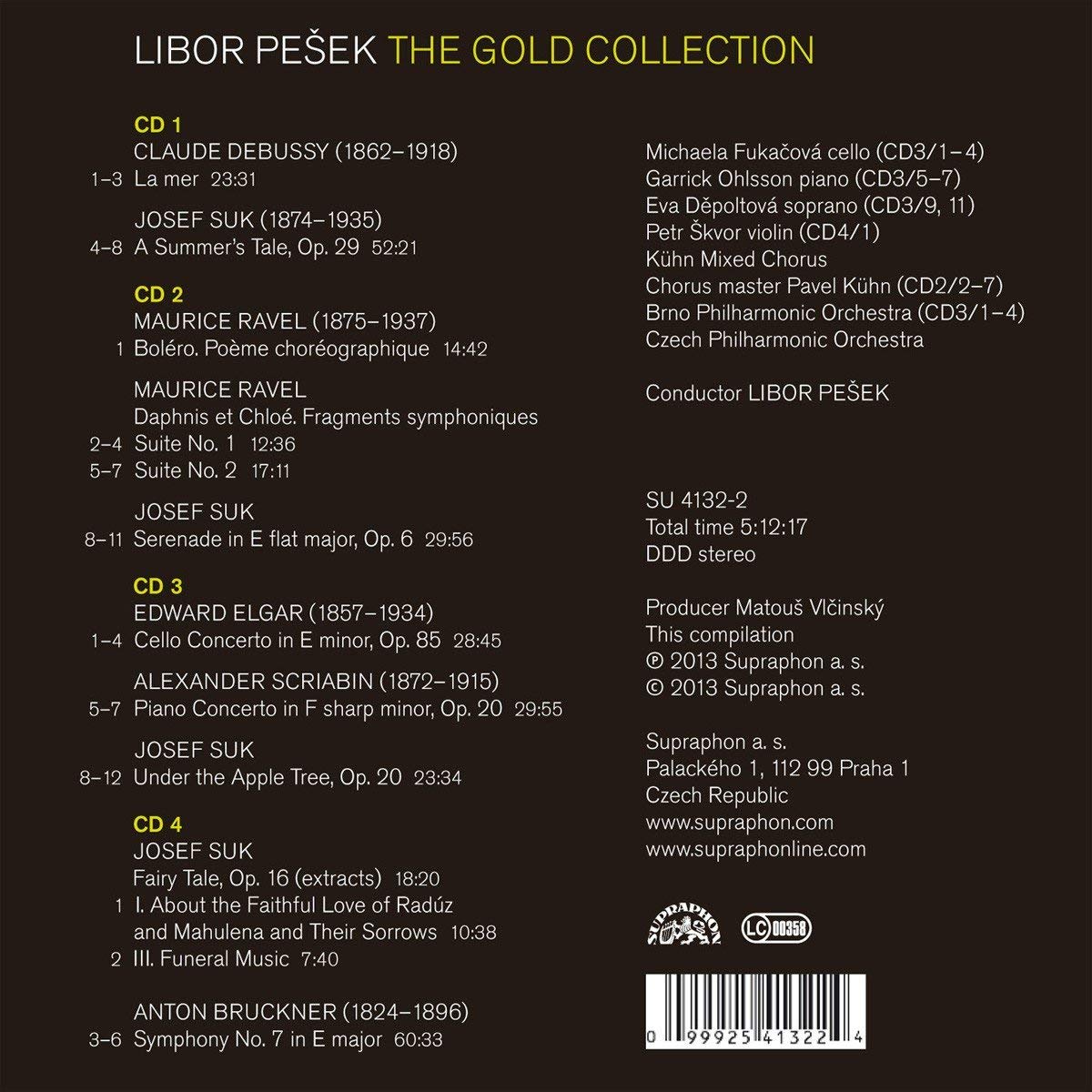 Libor Pešek - The Gold Collection: Ravel, Debussy, Suk, Bruckner, Elgar, Scriabin - slide-1