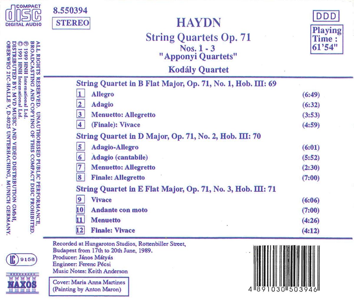 Haydn: String Quartets - slide-1