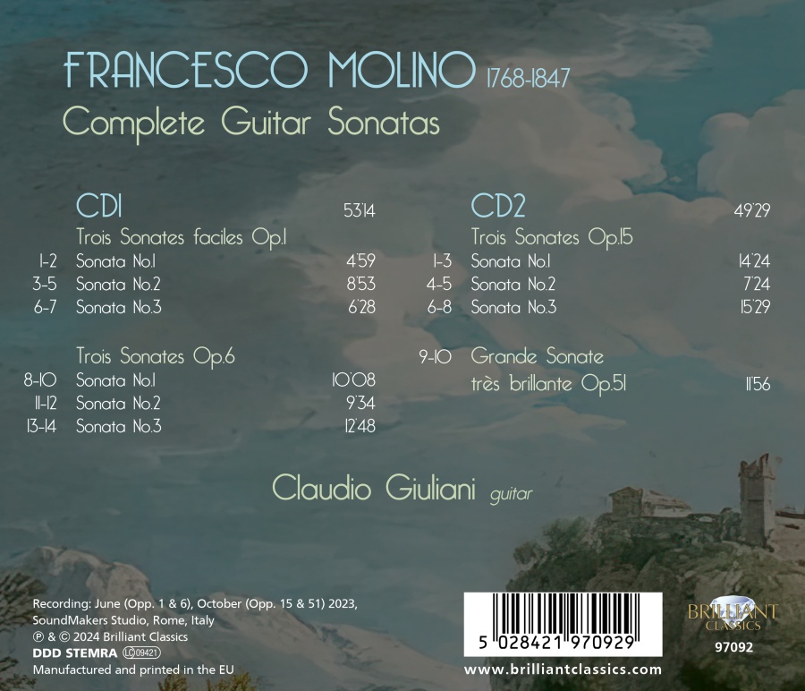 Molino: Complete Guitar Sonatas - slide-1