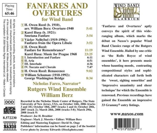 Fanfares and Overtures for Wind Band - slide-1
