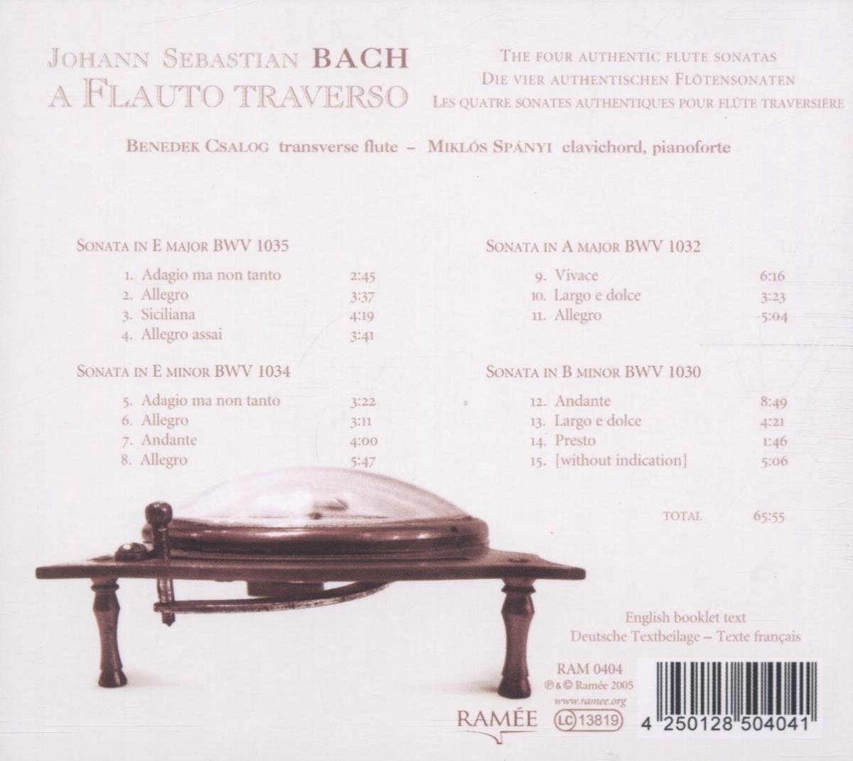 Bach: Sonates pour flute - slide-1