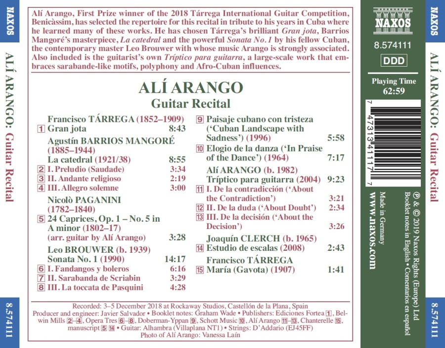 Alí Arango - Guitar Laureate Recital - slide-1