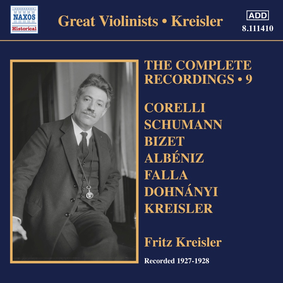 Fritz Kreisler - The Complete Recordings Vol. 9