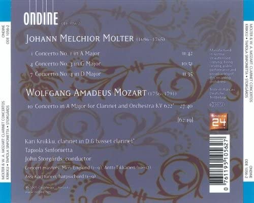 Mozart/Molter: Clarinet concertos - slide-1