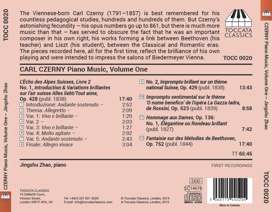 Czerny: Piano Music Vol. 1 - slide-1