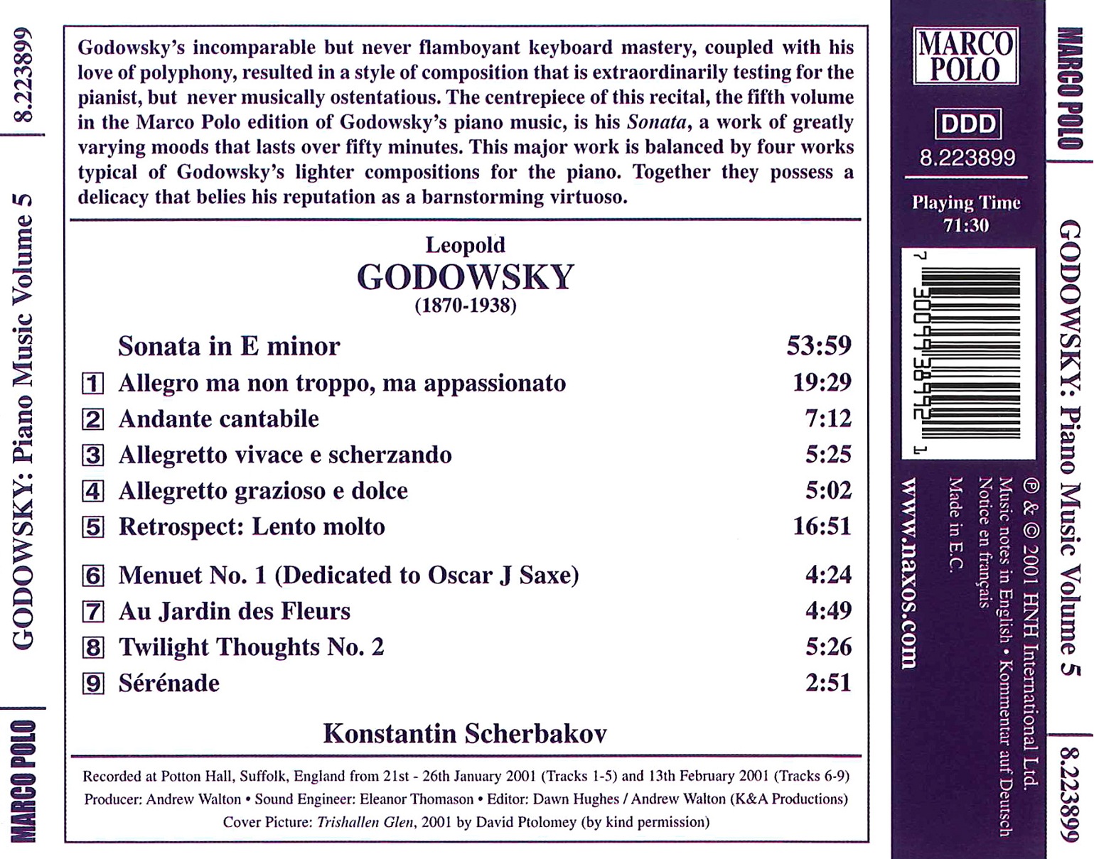 GODOWSKY: Piano music vol. 5 - slide-1