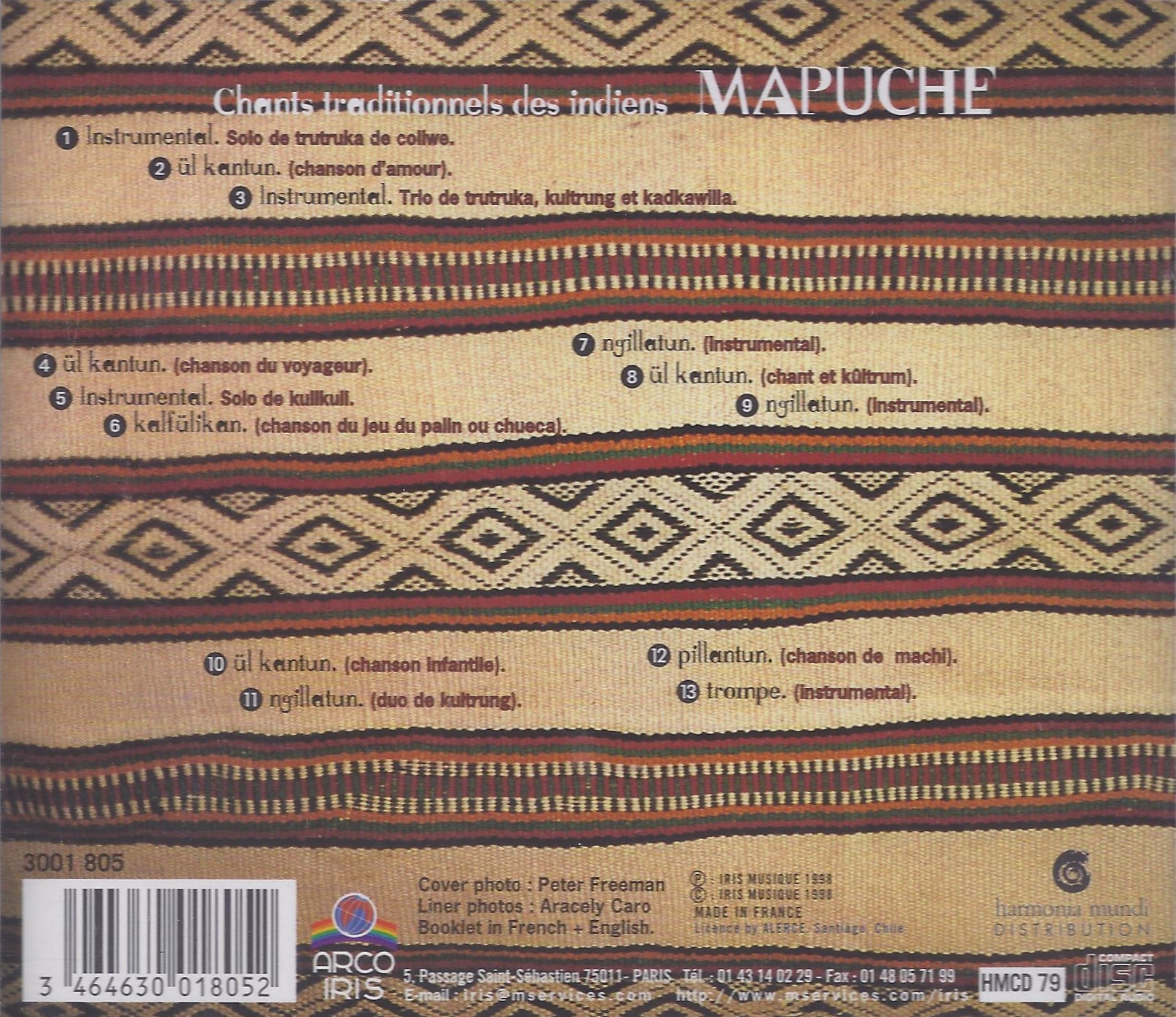 Chants Traditionnels Des Indiens Mapuche - slide-1