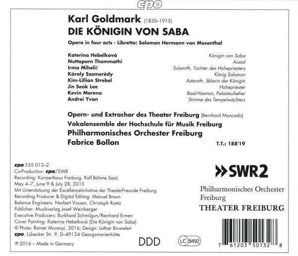 Goldmark: Die Königin von Saba, Opera in 4 acts - slide-1