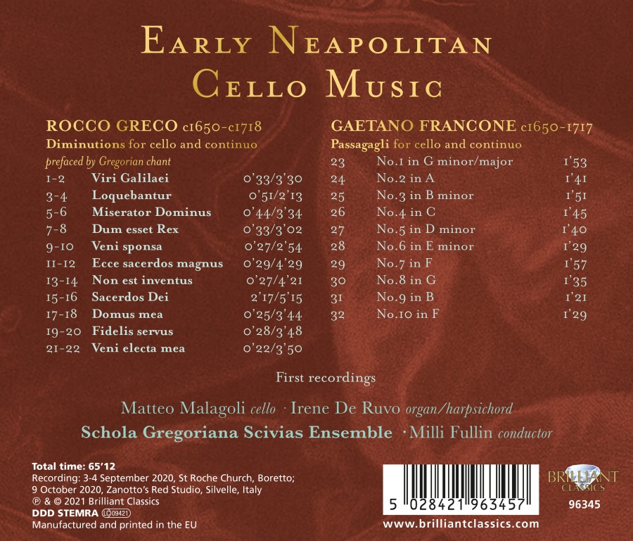 Early Neapolitan Cello Music - slide-1