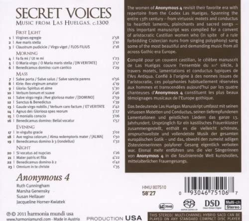 Secret Voices - Codex Las Huelgas: 13th Century Polyphony and Sacred Latin Chant - slide-1