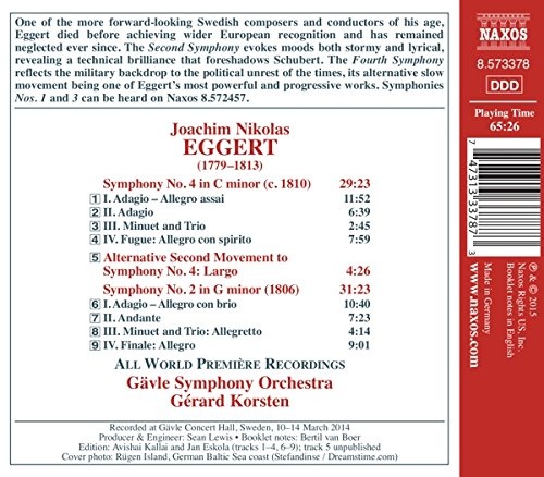 Eggert: Symphonies Nos. 2 and 4 - slide-1