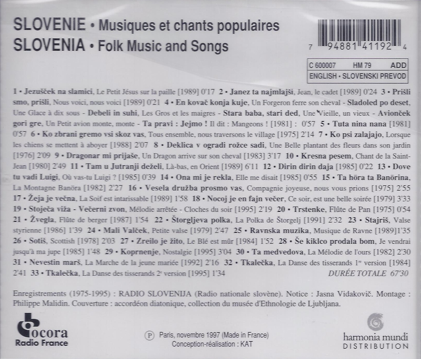 SLOVENIE - Fol Music And Songs - slide-1