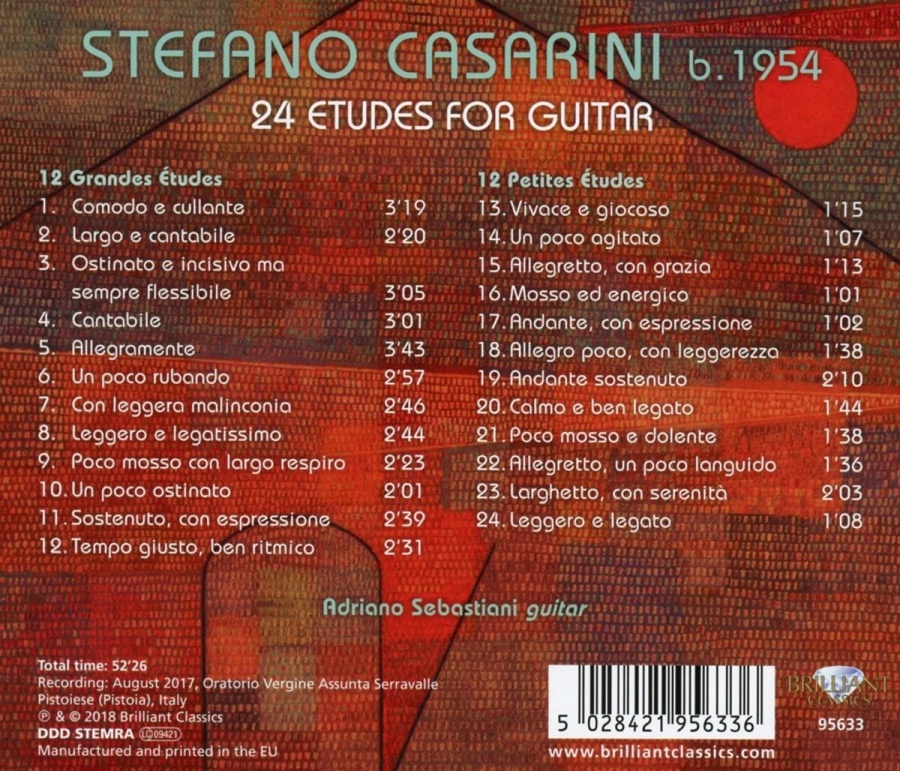 Casarini: 24 Etudes for Guitar - slide-1