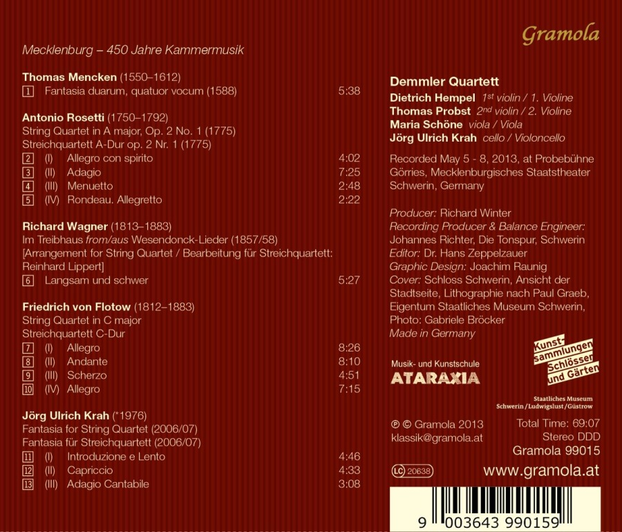 Mecklenburg - 450 Years of String Quartets - slide-1