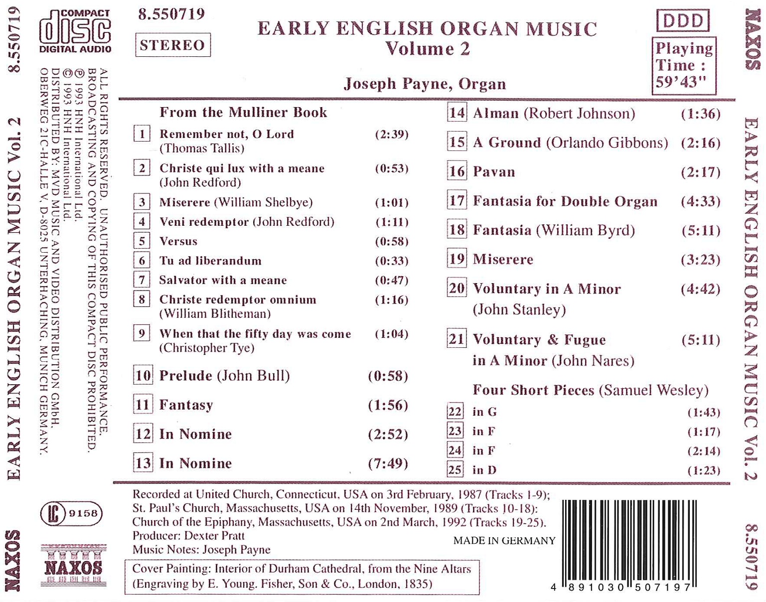 Early English Organ Music, Vol.  2 - slide-1