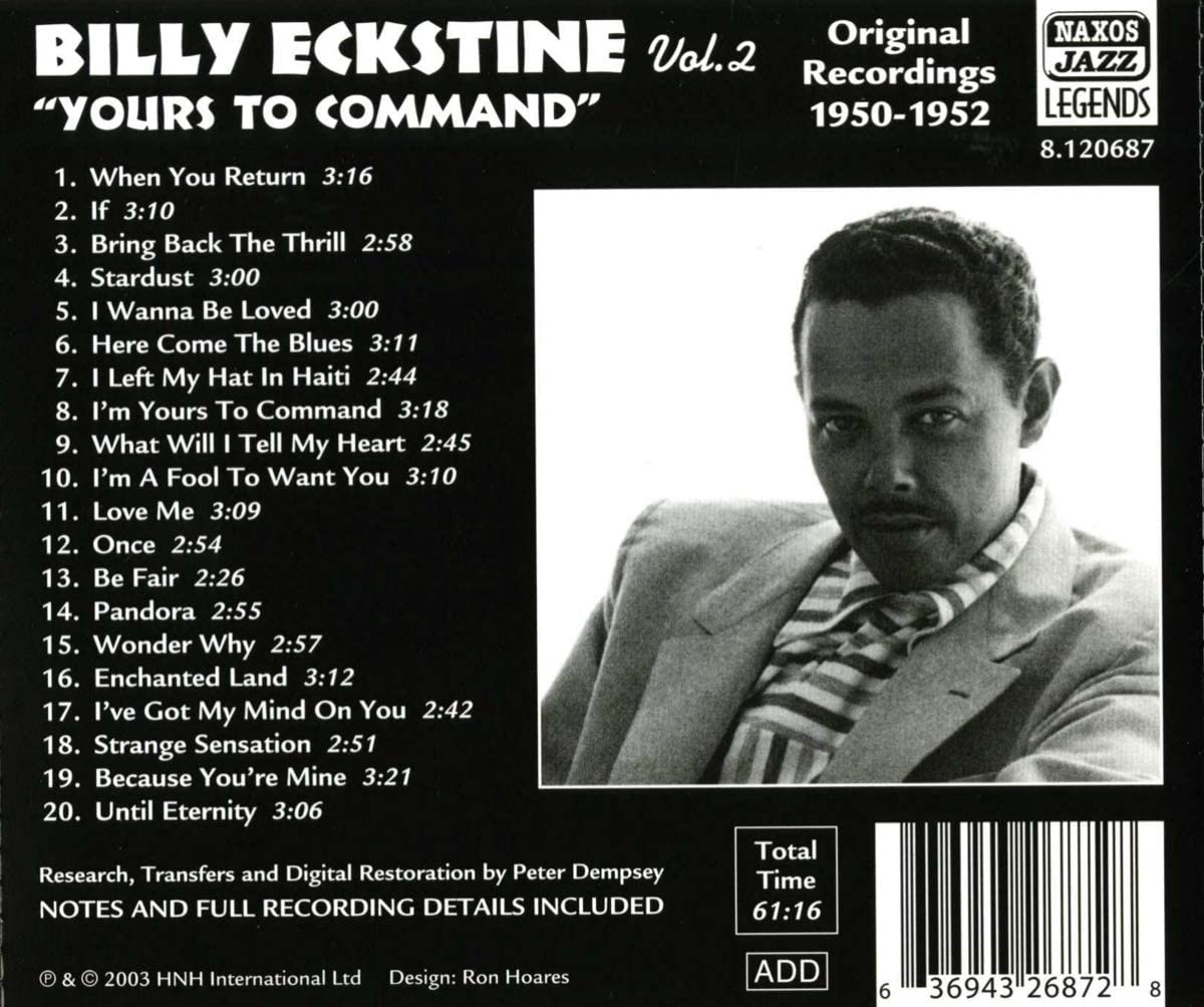 Billy Eckstine Yours to command (1950-52) vol. 2 - slide-1