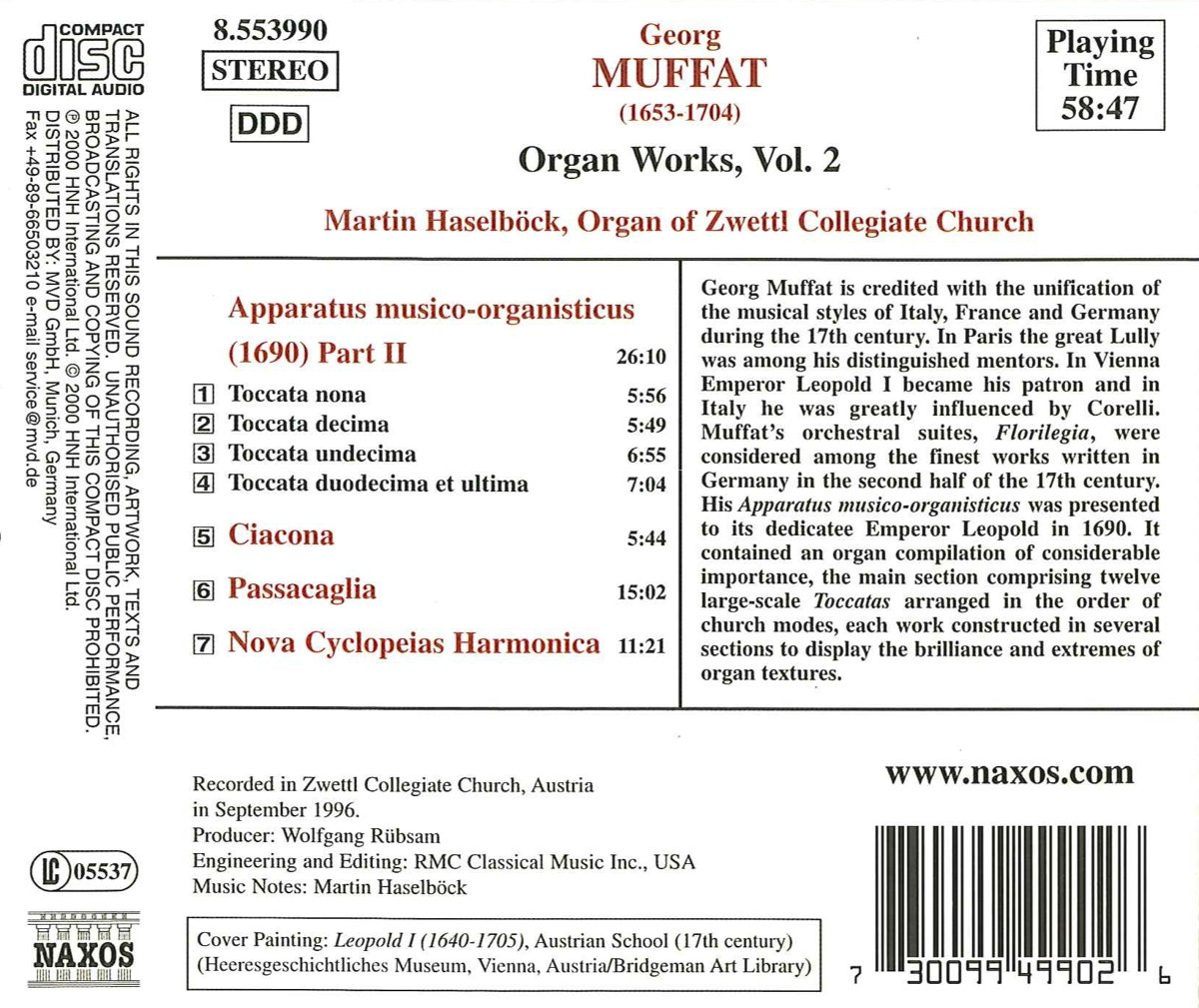 MUFFAT: Organ Works vol. 2 - slide-1