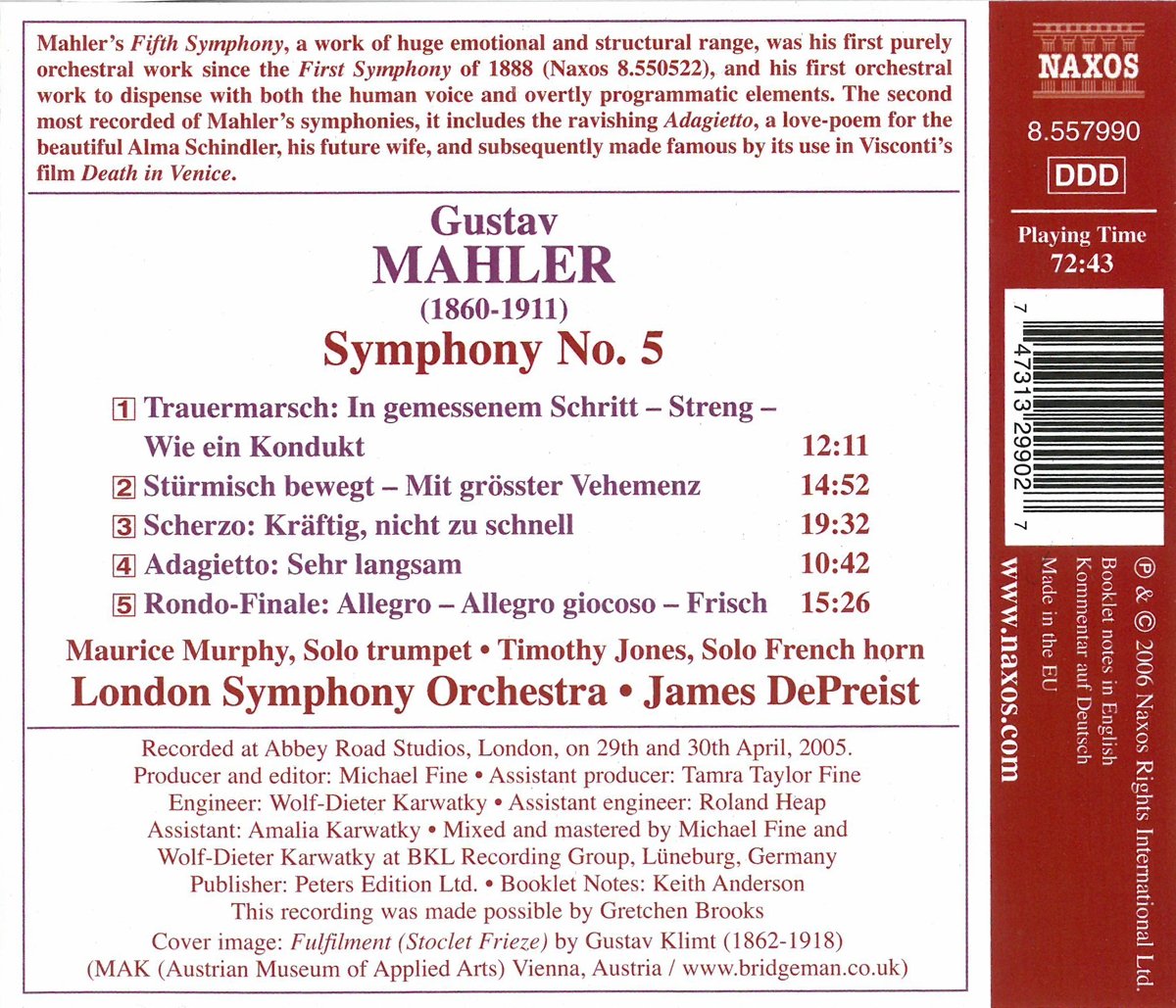 Mahler: Symphony No. 5 - slide-1