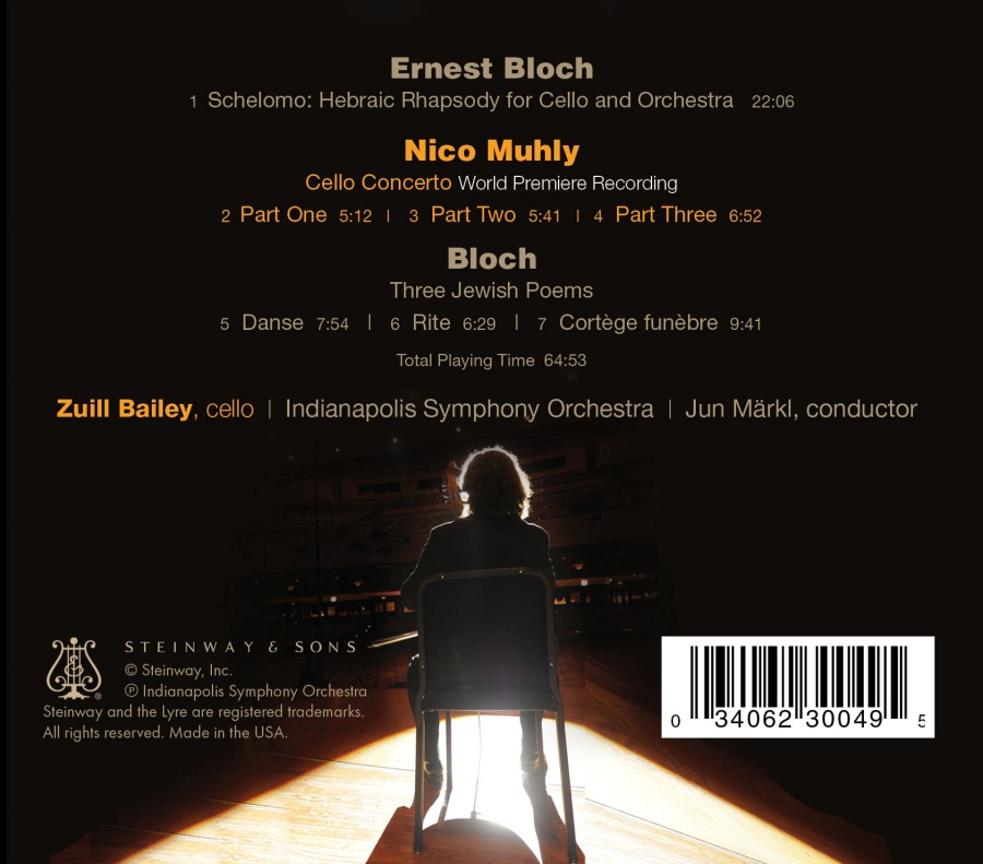 Muhly: Cello Concerto; Bloch: Schelomo & 3 Jewish Poems - slide-1