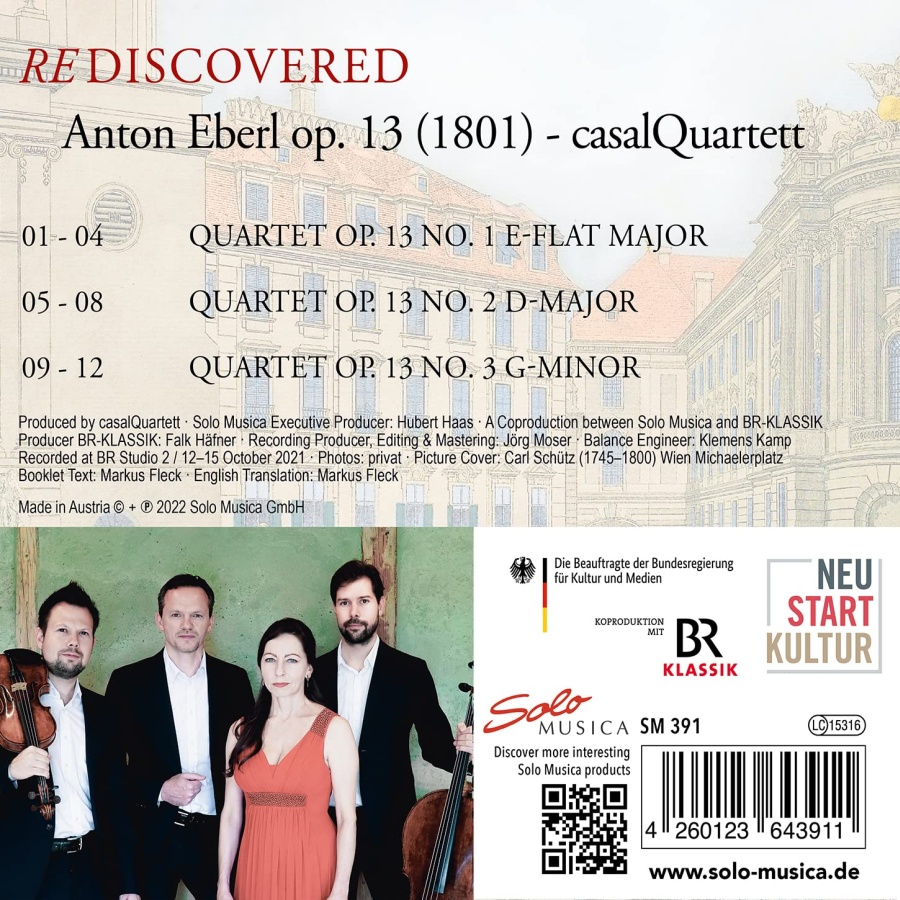 Eberl: 3 String Quartets op. 13 - slide-1