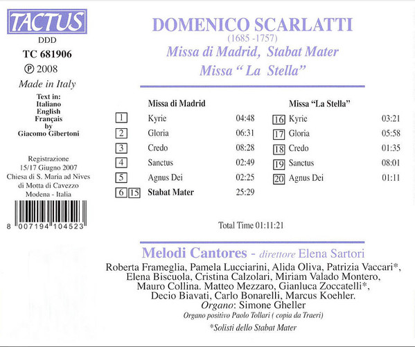 SCARLATTI: Messa di Madrit, Stabat mater - slide-1