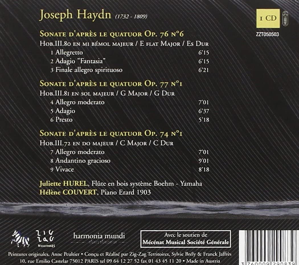 Haydn: Sonates pour flûte et piano - slide-1