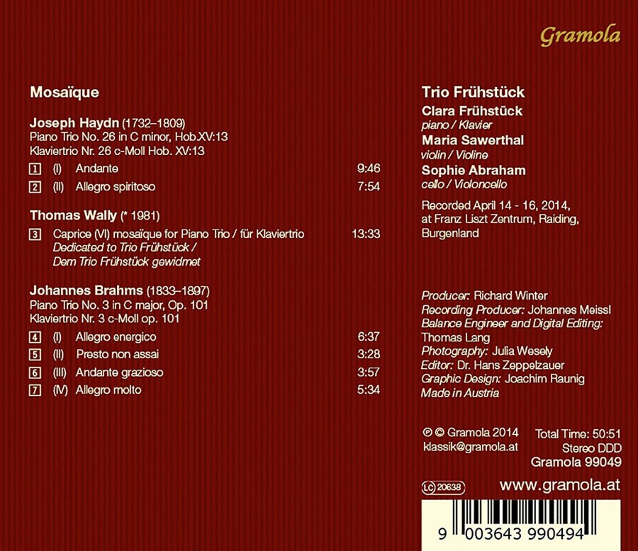 Haydn Wally Brahms: Piano Trios - slide-1