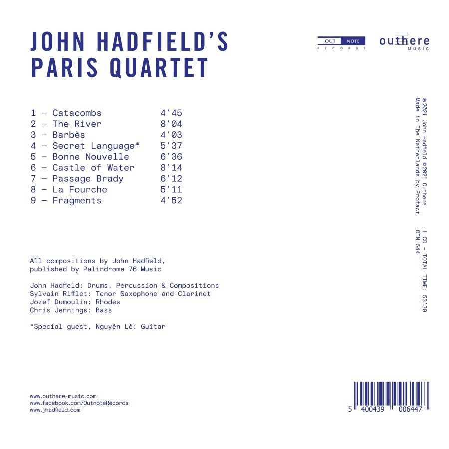 John Hadfield's Paris Quartet - slide-1